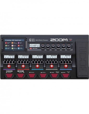 Zoom G11, Multi-Effects Processor for Guitarists
