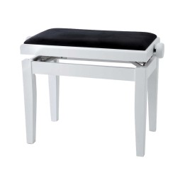 Gewa 130.020 PIANO BENCH DELUXE WHITE MATT