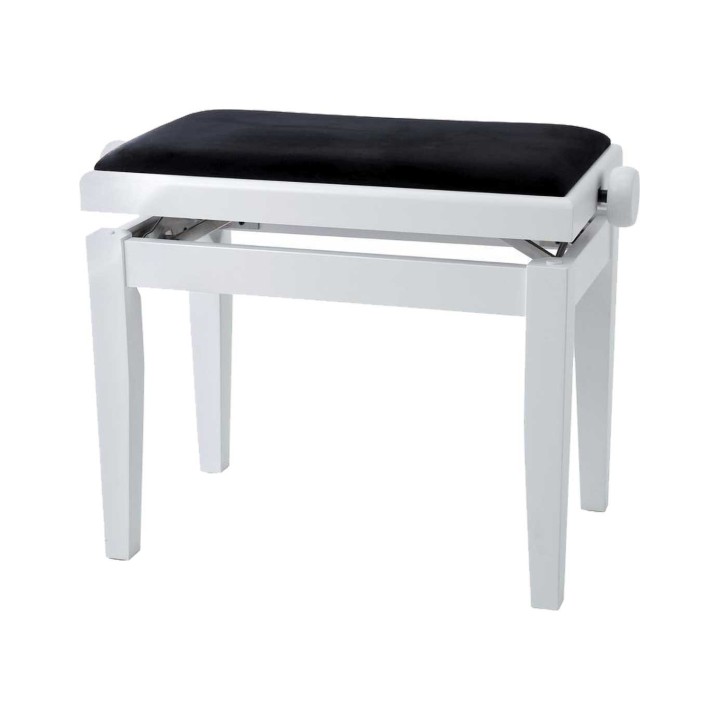 Gewa 130.020 PIANO BENCH DELUXE WHITE MATT