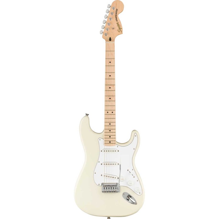 Squier Affinity Series™ Stratocaster®, Maple Fingerboard, Olympic White