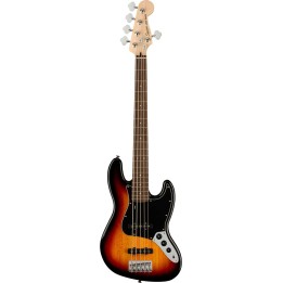 Squier Affinity Series™ Jazz Bass® V, Indian Laurel Fingerboard, 3-Color Sunburst