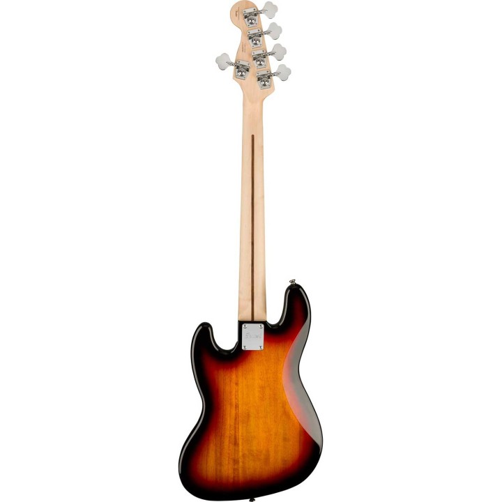Squier Affinity Series™ Jazz Bass® V, Indian Laurel Fingerboard, 3-Color Sunburst