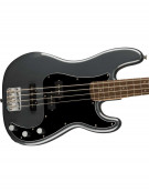Squier Affinity Series™ Precision Bass® PJ, Indian Laurel Fingerboard, Charcoal Frost Metallic