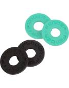 Fender® Strap Blocks, Black and Surf Green