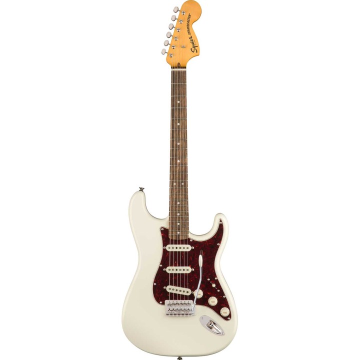 Squier Classic Vibe '70s Stratocaster®, Indian Laurel Fingerboard, Olympic White