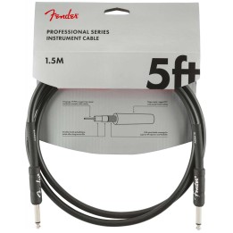 Fender 5ft Professional Series Instrument Cable, Black