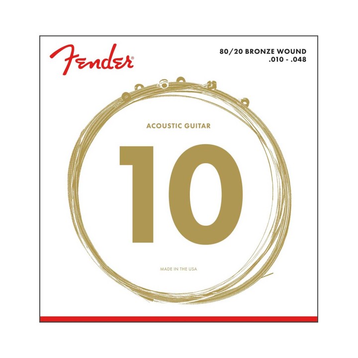 Fender 70XL 80/20 Bronze Wound .010-.048