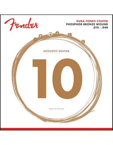 Fender 860XL Dura-Tone® Coated Phosphor Bronze .010-.048
