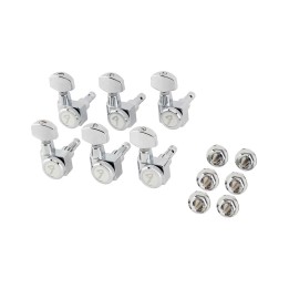 Fender Locking Stratocaster®/Telecaster® Machine Heads, All Short Post, Chrome (6)