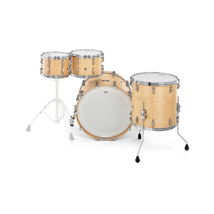 Pearl Masters Maple Gum MMG924XSP/C186, 4-Piece Shell Set, Hand Rubbed Natural Maple