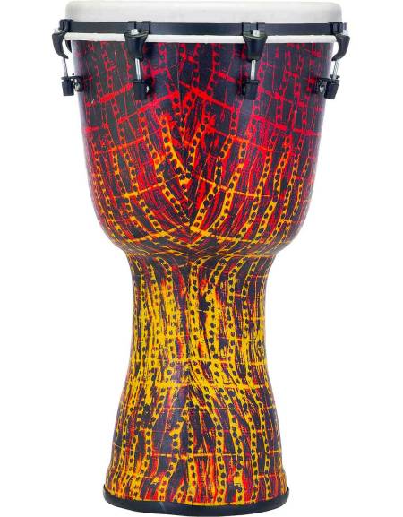 Pearl PBJV-14/697, 14" Top Tuned Djembes, Tribal Fire