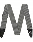 Fender Modern Tweed Strap, White and Black