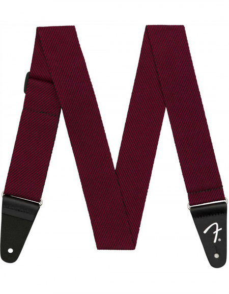 Fender Modern Tweed Strap, Black and Red