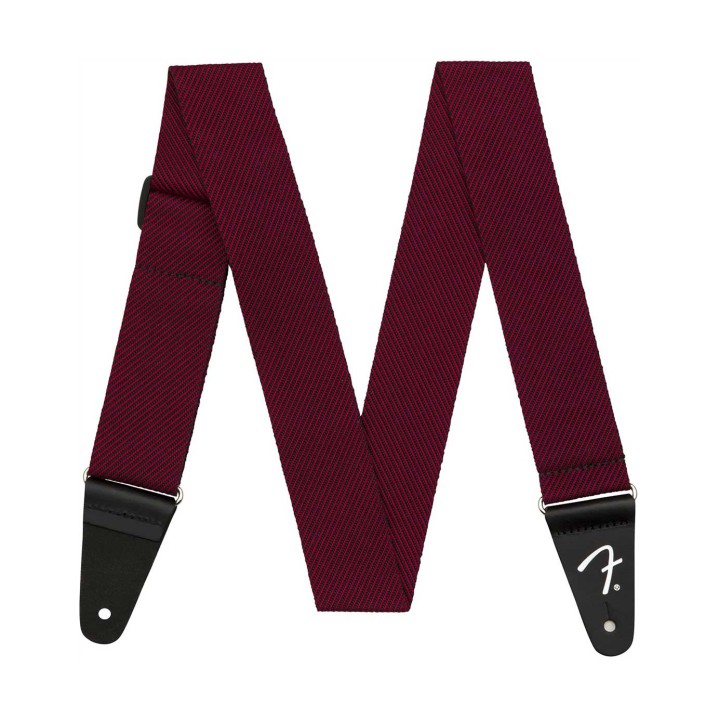 Fender Modern Tweed Strap, Black and Red