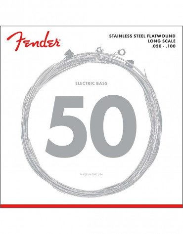 Fender Stainless 9050ML Flatwound Bass Strings (.050-.100)