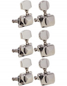 Gewa 545.790, MACHINE HEADS F&S GUITAR, Set 3 left, 3 right, Chrome