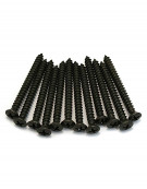 Fender Neck Mounting Screws 8 x 1-3/4 Pack of 12, Black