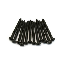 Fender Neck Mounting Screws 8 x 1-3/4 Pack of 12, Black