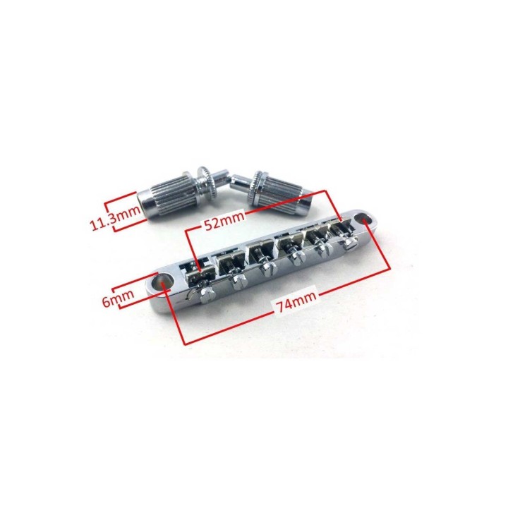 Gretsch Chrome Electromatic AOM Guitar Bridge Chromium