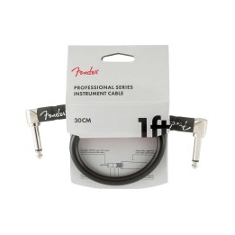 Fender 1ft Professional Series Instrument Cable Angle/Angle, Black