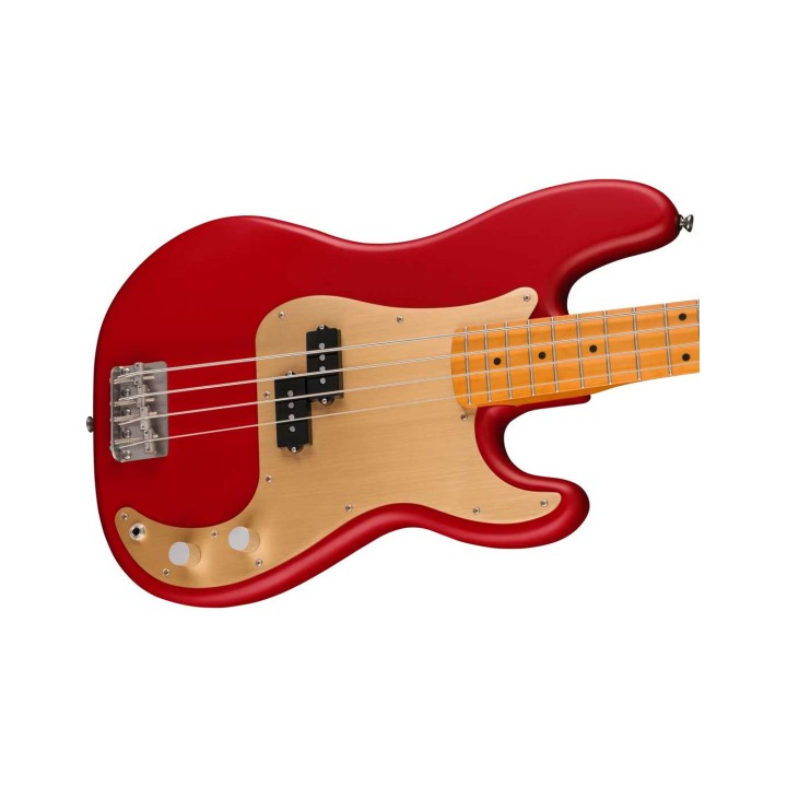 Squier 40th Anniversary Precision Bass®, Vintage Edition, Maple Fingerboard, Satin Dakota Red