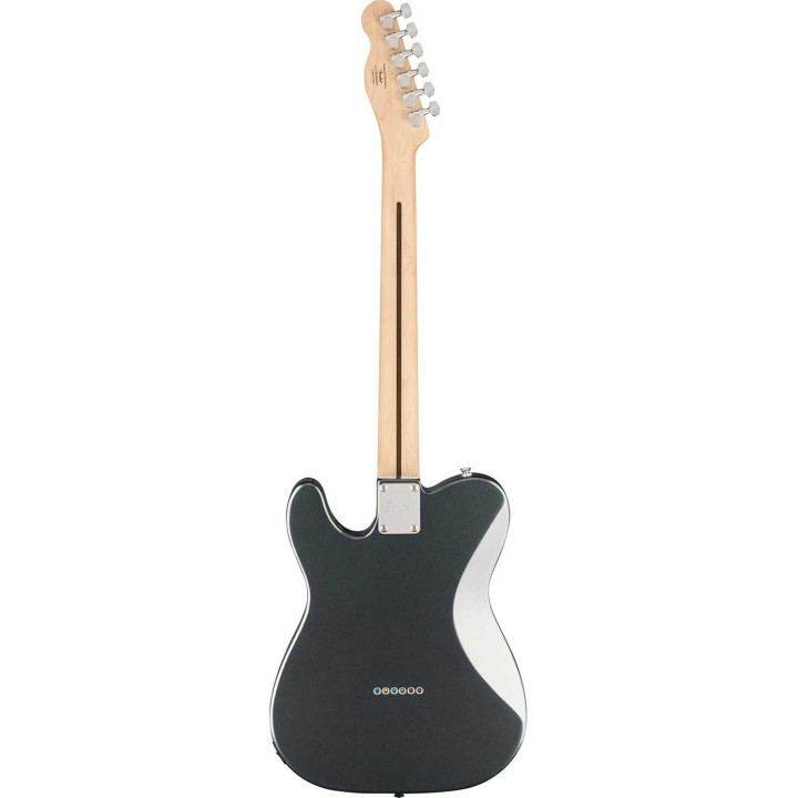 Squier Affinity Series™ Telecaster® Deluxe, Indian Laurel Fingerboard, Charcoal Frost Metallic