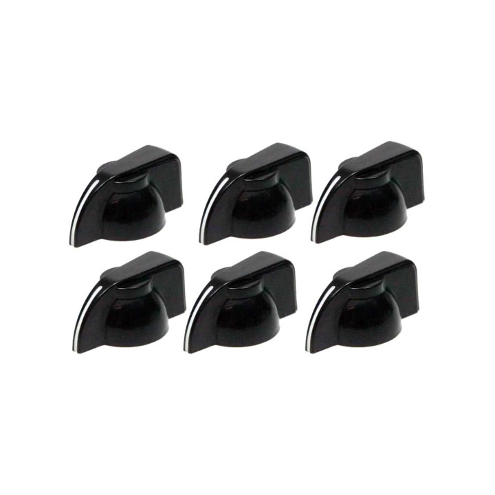 Fender Chicken Head Amplifier Knobs (6) Black
