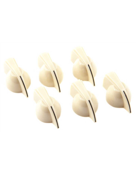 Fender Chicken Head Amplifier Knobs (6) Cream