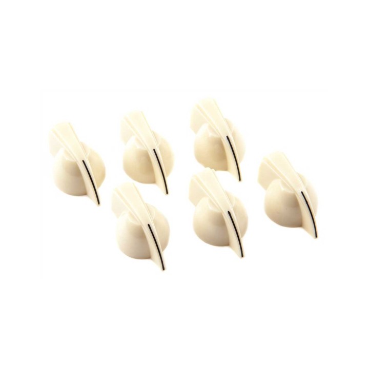 Fender Chicken Head Amplifier Knobs (6) Cream