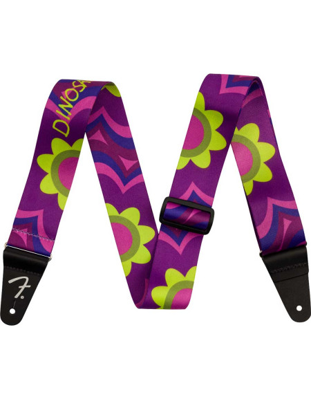 Fender J Mascis Magenta Flower Strap