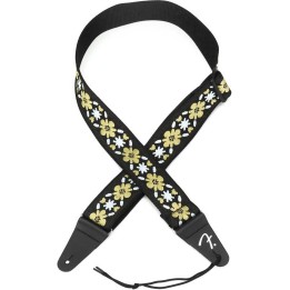Fender Pasadena Woven Strap, Yellow Clover