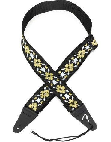 Fender Pasadena Woven Strap, Yellow Clover