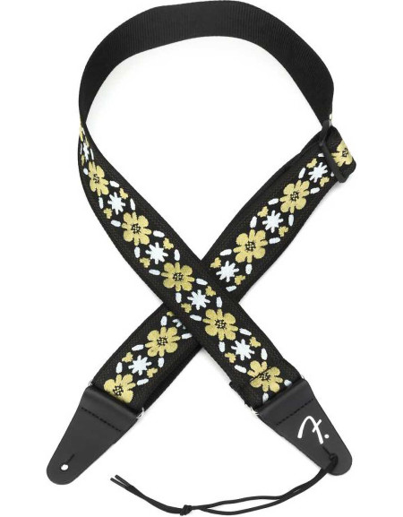 Fender Pasadena Woven Strap, Yellow Clover