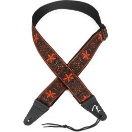 Fender Pasadena Woven Strap, Orange Wallflower