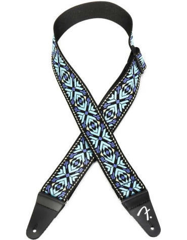 Fender Pasadena Woven Strap, Blue Snowflake
