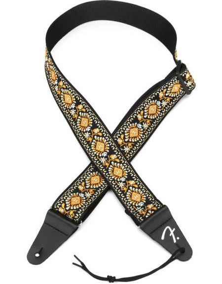 Fender Pasadena Woven Strap, Yellow Lotus