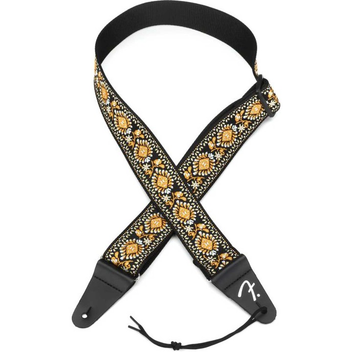 Fender Pasadena Woven Strap, Yellow Lotus