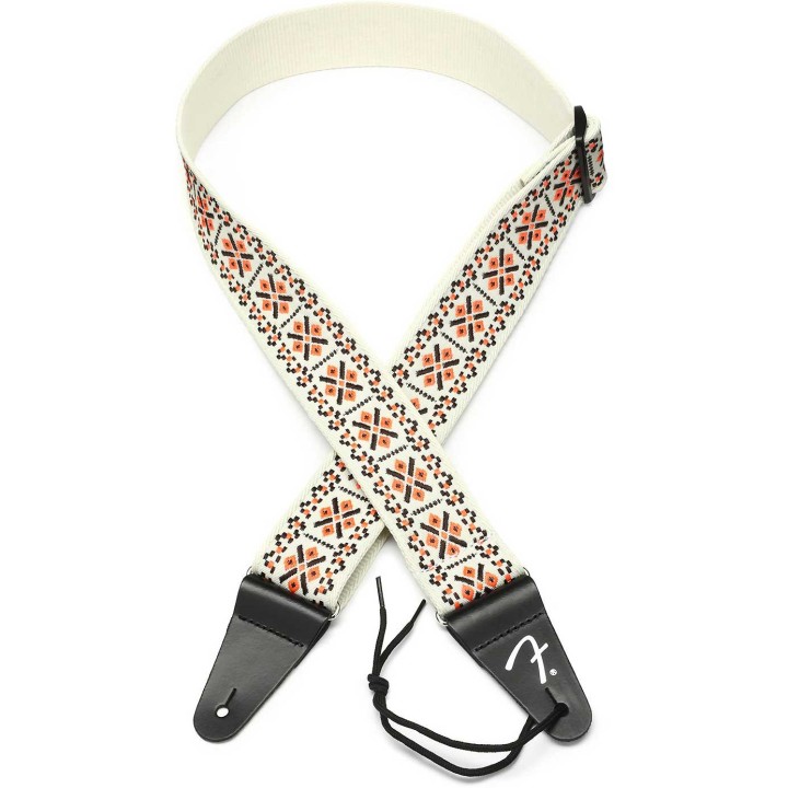 Fender Pasadena Woven Strap, Lattice Orange