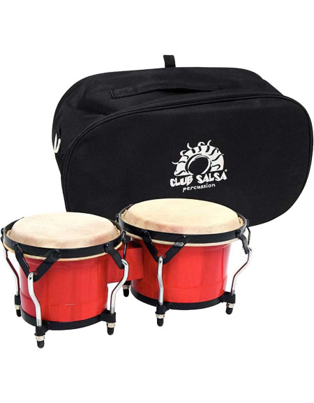 Gewa F826.006 Bongo Club Salsa Red, Inc Bag