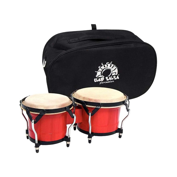 Gewa F826.006 Bongo Club Salsa Red, Inc Bag