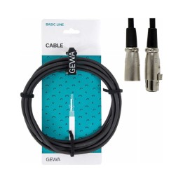 Gewa 190.040, 3m MICROPHONE CABLE BASIC LINE