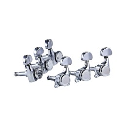 Ortega OTMLOCK33-CR, 3+3 GUITAR LOCKING TUNING MACHINES CHROME