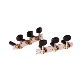 Ortega OTM-STUDENT, STUDENT SERIES GUITAR TUNING MACHINES CHROME/BLACK