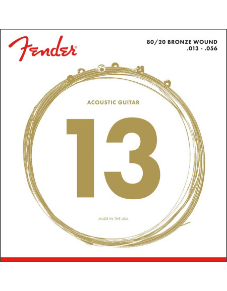 Fender 70M 80/20 Bronze Wound .013-.056