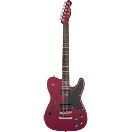 Fender Jim Adkins JA-90 Telecaster® Thinline, Indian Laurel Fingerboard, Crimson Red Transparent