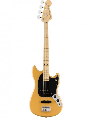 Fender Player Mustang® Bass PJ, Maple Fingerboard, Butterscotch Blonde