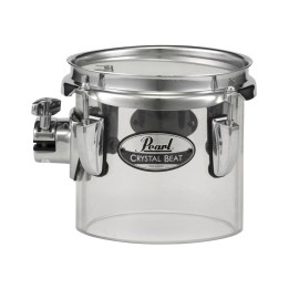 Pearl CRB0655ST, Crystal Beat 6x5.5" Concert Tom, Ultra Clear