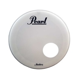 Pearl AUC-1120-P3-PL, 20" Remo Powerstroke 3 Coated Bass Drum Logo Head w/Hole