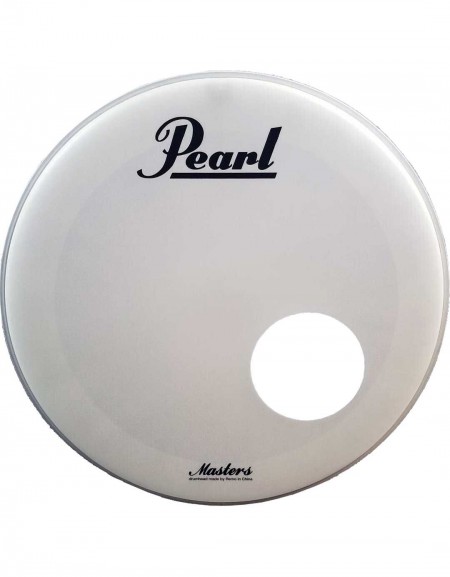 Pearl AUC-1122-P3-PL, 22" Remo Powerstroke 3 Coated Bass Drum Logo Head w/Hole