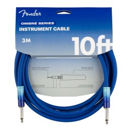 Fender 10ft Ombré Instrument Cable, Belair Blue